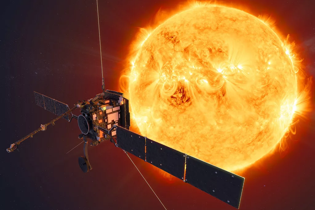 Solar Orbiter illustration. Credit: ESA