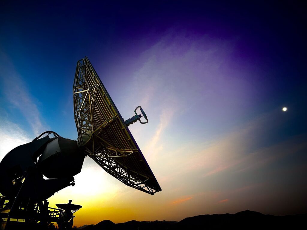 Antenna in sunset